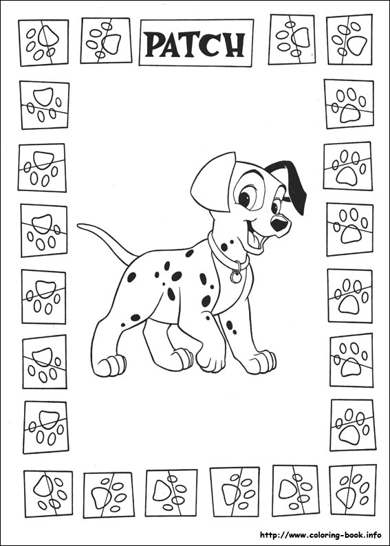 101 Dalmatians coloring picture